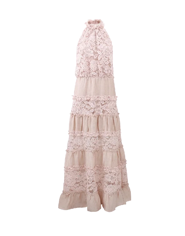 Bennette Maxi Lace Dress sweetheart Neckline Romantic