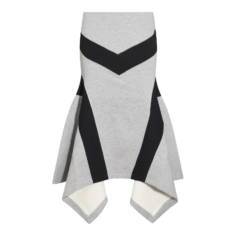 The Attico Skirts Grey linen skirt relaxed