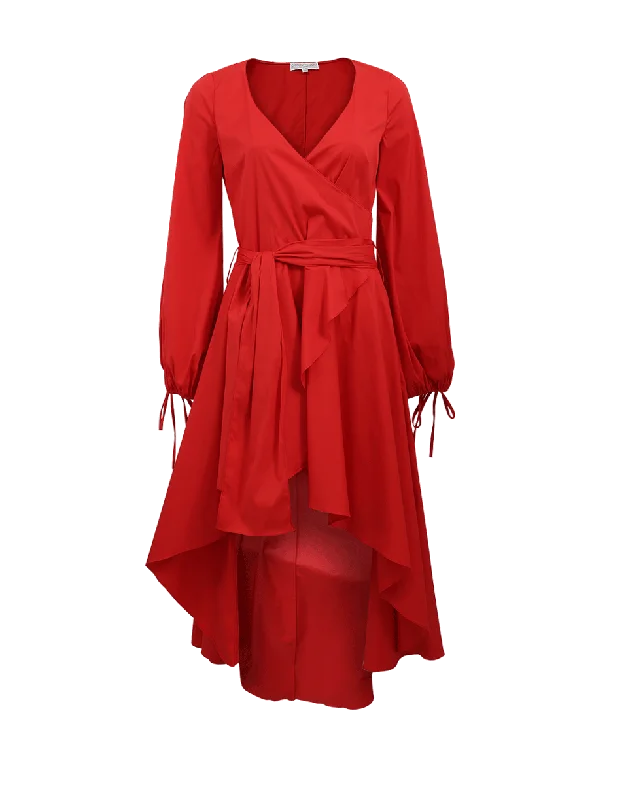Lena High Low Dress Tunics Fleece cozy