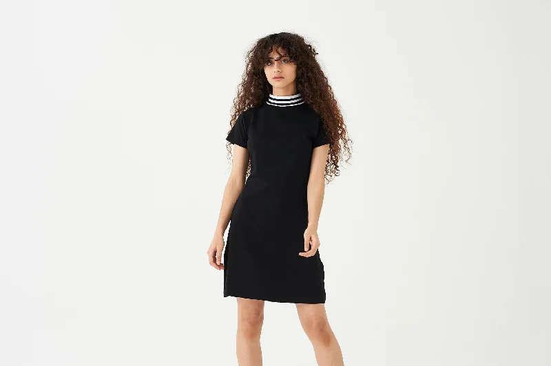 LO Black Sports Dress Tunics Chic fashionable