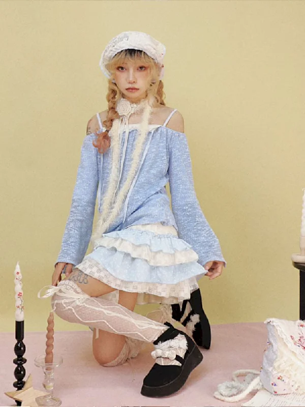High Waist Ruffle Skirt【s0000007728】 slim fit skirt