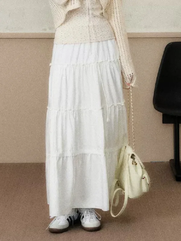 Cake A-Line Calf Length Skirt【s0000006481】 velvet skirt sumptuous