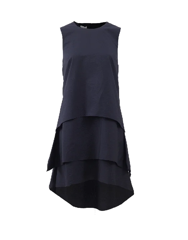 Cotton Trapeze Dress empire Waist empire