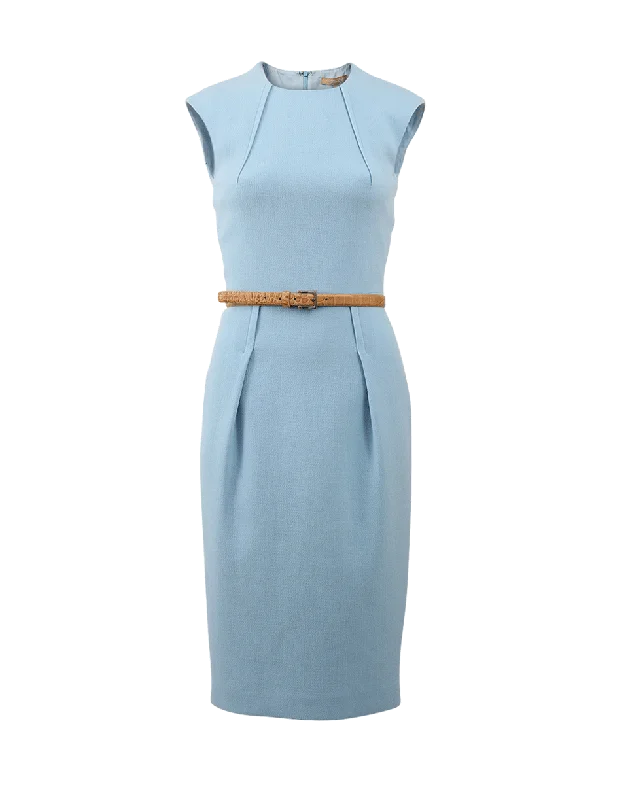Belted Sheath Dress Tunics New arrival