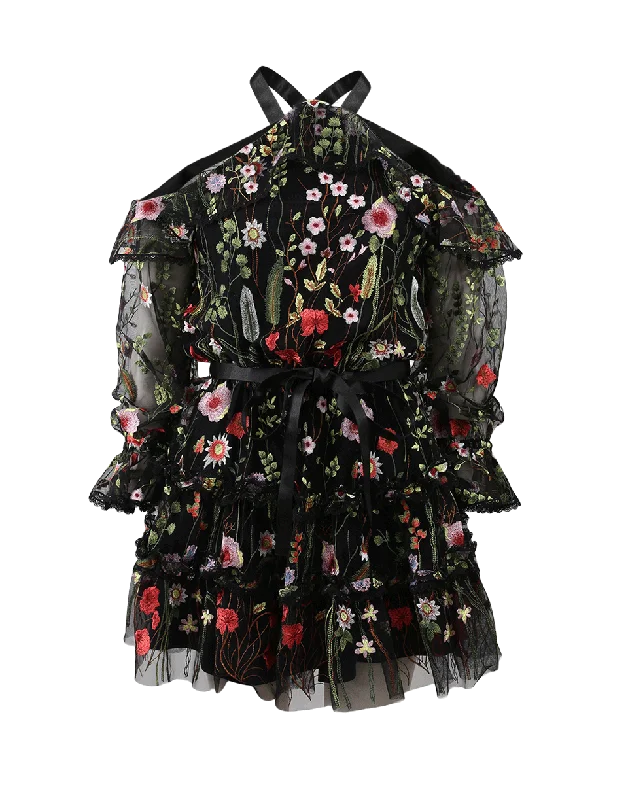 Adeline Floral Dress Tunics Office stylish