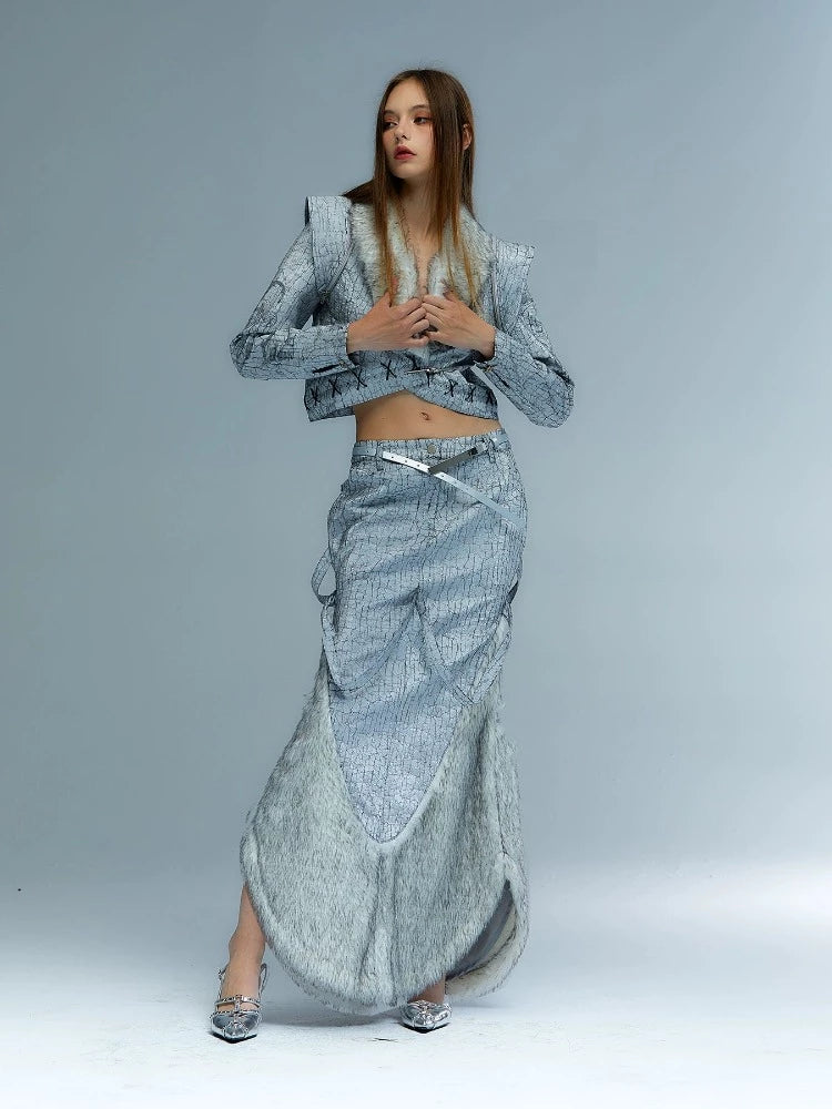 Gorgeous PU leather long skirt【s0000007004】 pencil skirt chic