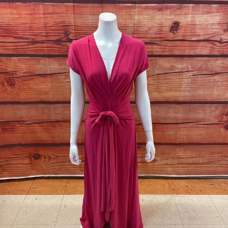 IMAN PINK TIE DRESS SIZE LARGE NWT TCC Tunics Timeless classic