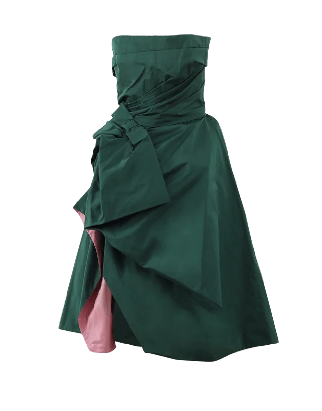 Strapless Ruffle Cocktail Dress Tunics Ceremony elegant