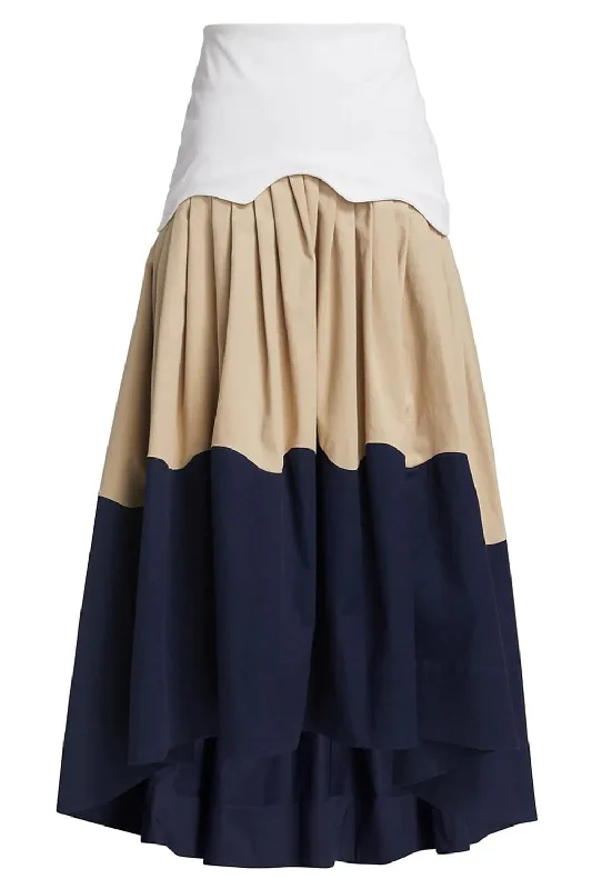 Making Waves Layered Skirt cotton skirt soft