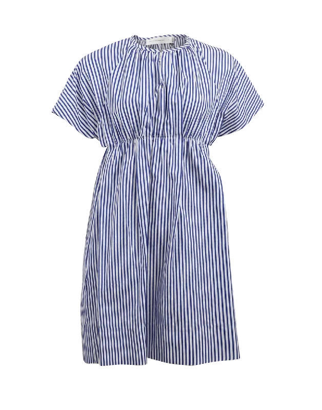 Gathered Empire Dress Tunics Denim casual