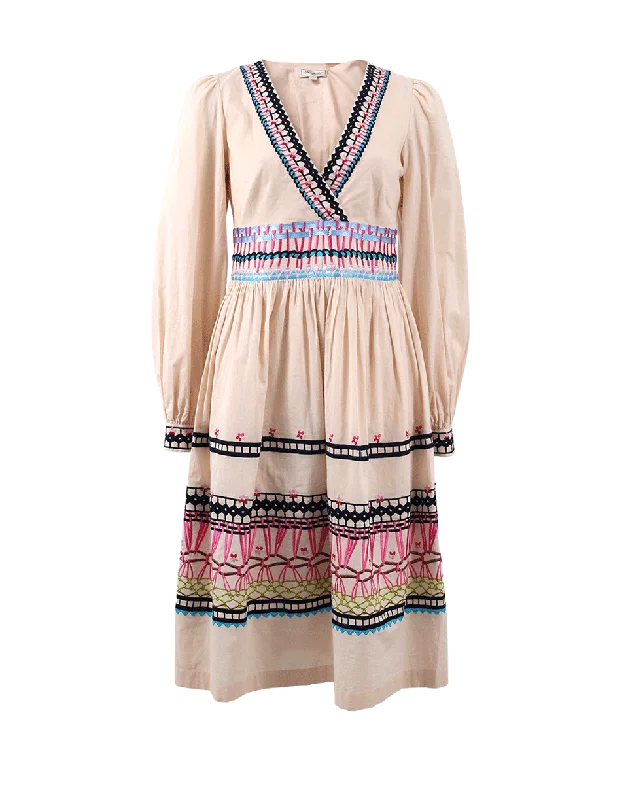 Amity Embroidered Dress Tunics Prom sequined
