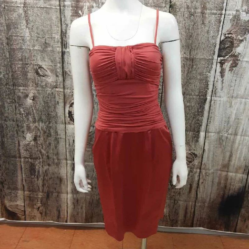 MAX AND CLEO CORAL DRESS SIZE 8 TCC Tunics Polka dots