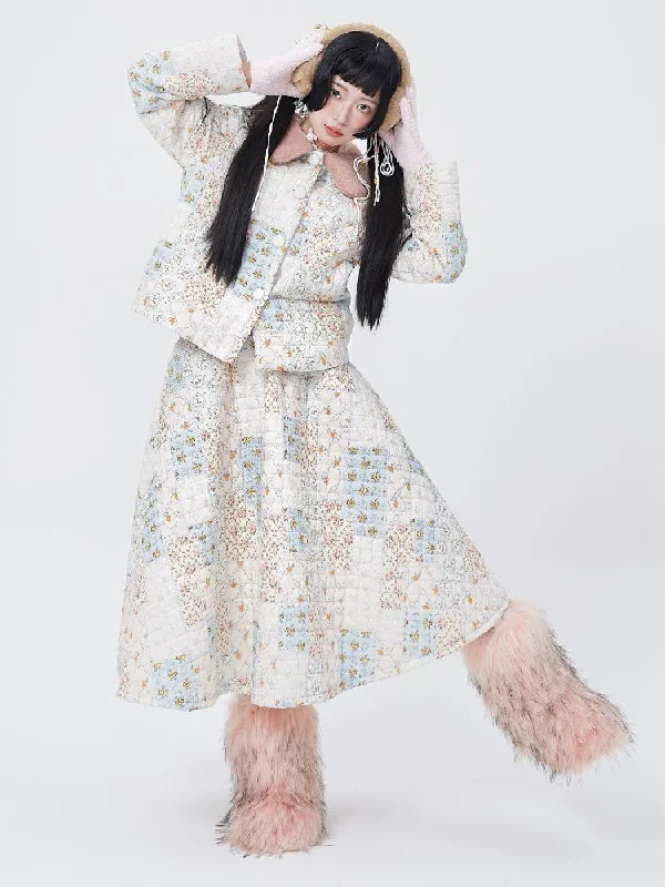 Retro cute sweet niche girls skirt【s0000005586】 silk skirt luxurious
