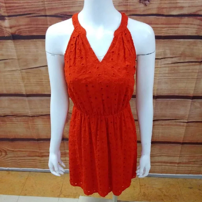 MARKET & SPRUCE RED EYELET DRESS SIZE X SMALL PETITE TCC Tunics Recommended stylist