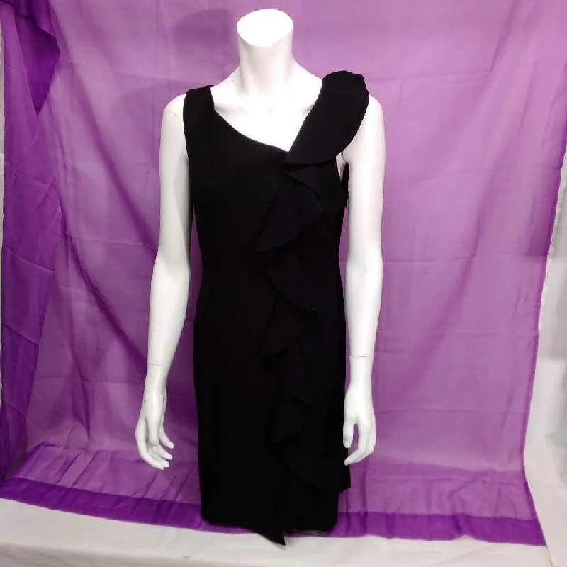 KENNETH COLE BLACK RUFFLE DRESS SIZE 2 NEW WITH TAG TCC Tunics Short Trendy