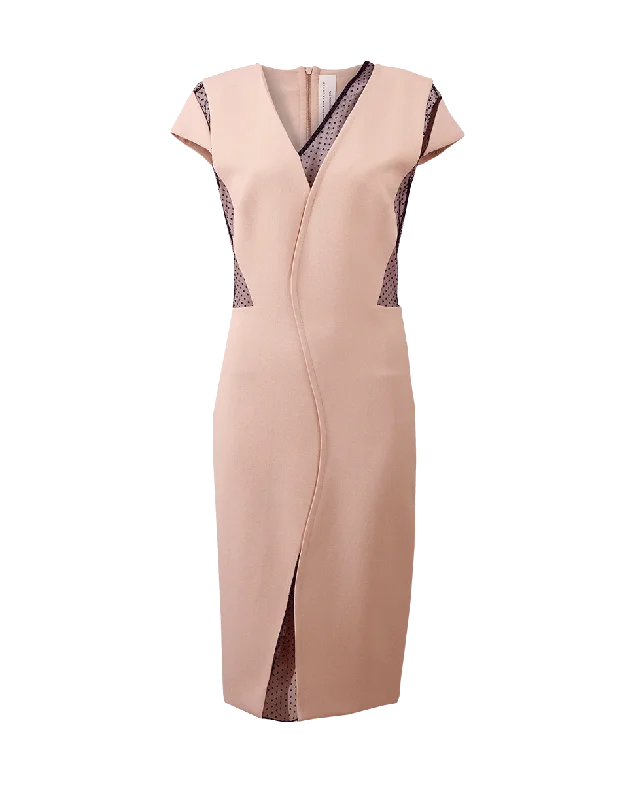 Swiss Dot Fitted Dress Tunics Cozy soft