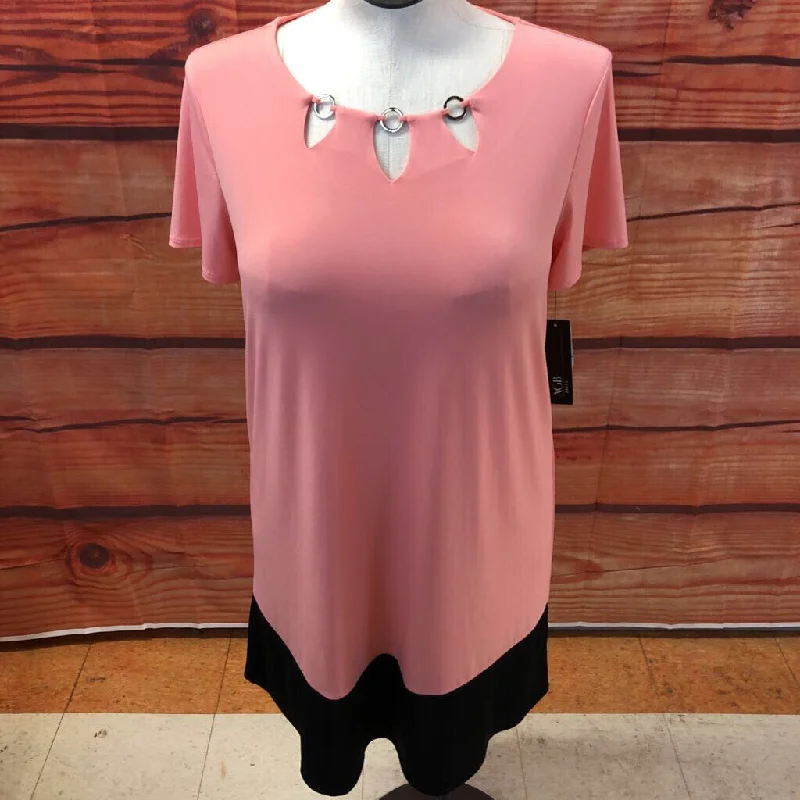 NWT AGB PINK AND BLACK DRESS SZ L TCC Tunics Business professional