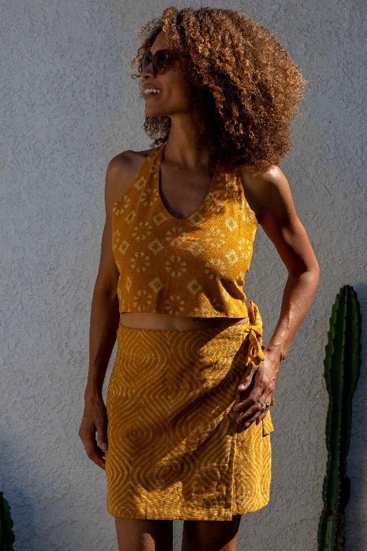 Organic Khadi Cotton Wrap Skirt cashmere skirt plush