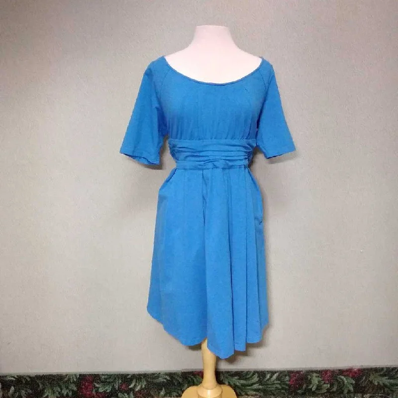 ESHAKTI BLUE DRESS SIZE 18 TCC Tunics Designer luxury