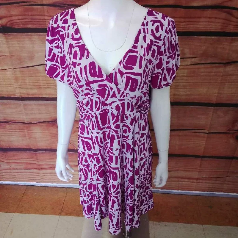 MARC BOUWER PURPLE DRESS SIZE X LARGE TCC Tunics Trendy modern