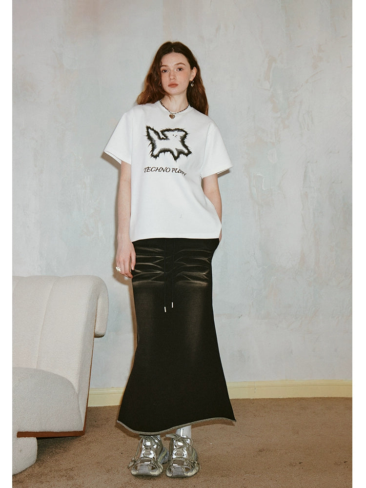 Casual slim tail skirt【s0000007597】 corduroy skirt cozy