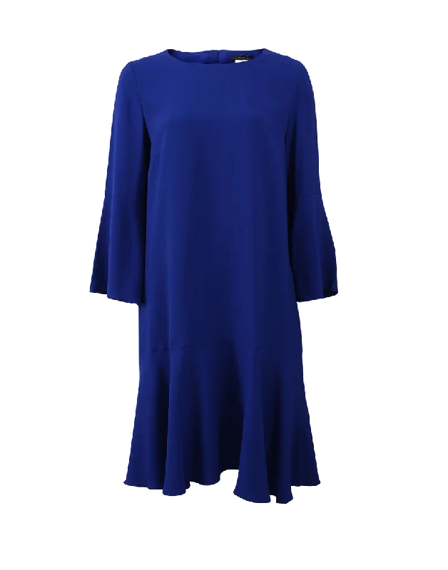 Flounce Bottom Dress Tunics Polka dots
