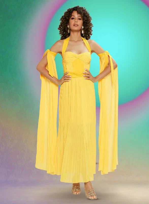 Love The Queen 17474 - Pleated Chiffon and Stretch Crepe Dress Tunics Favorite customer