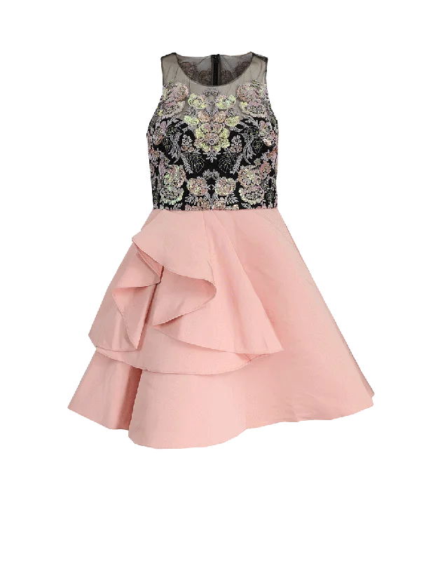 Embroidered Cocktail Dress Tunics Corduroy durable