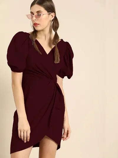 Stylish Fancy Designer Cotton Spandex Dresses For Women Tunics Fleece cozy