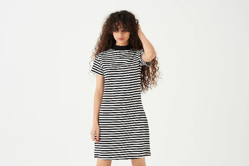 LO Stripe Sports Dress Tunics Timeless classic