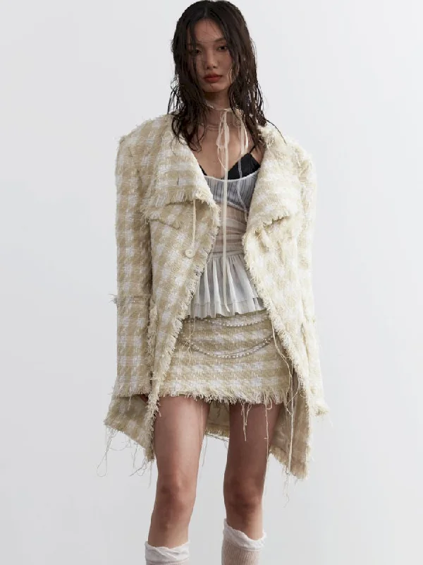 Little Fragrance Chain Ultra Short Half Skirt【s0000007270】 leather skirt sleek