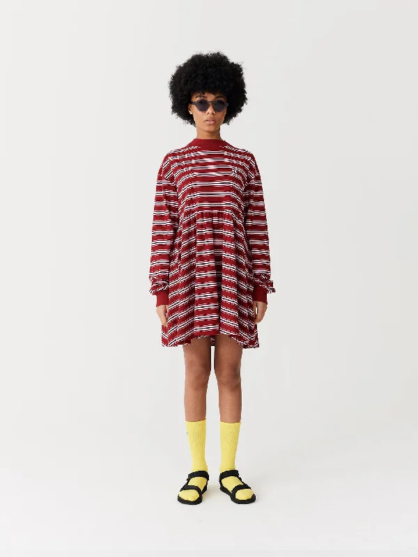 Lazy Oaf Stripy Long Sleeve Sally Dress Tunics Essential wardrobe