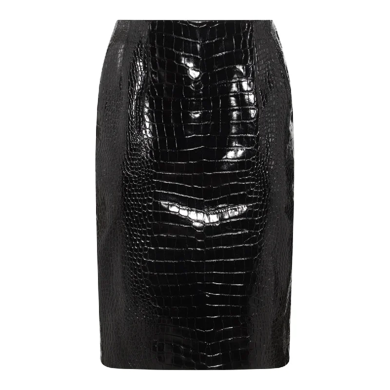 Versace Skirts Black elastic waist skirt