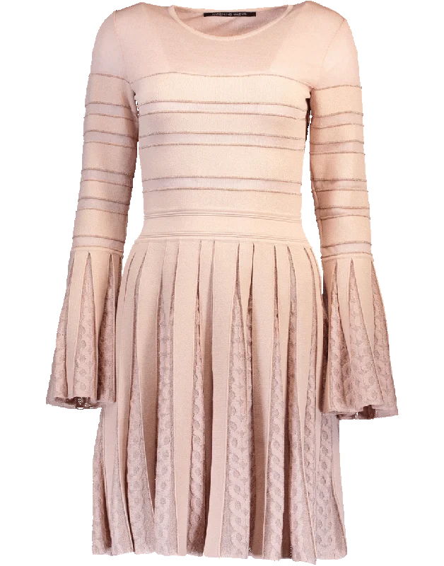 Lucrezia Lurex Skater Dress Tunics Formal black