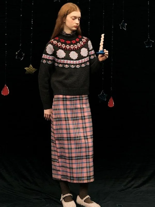 Slim and High Straight Skirt【s0000005950】 ribbed skirt waist
