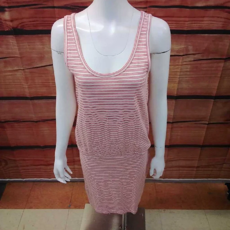 NWT LOU & GREY STRIPED DRESS SIZE MEDIUM TCC Tunics Custom made