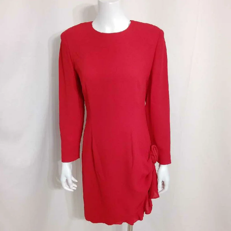 VNTG ROBERT RIEL COLLECTION RED DRESS SIZE 8 TCC Tunics Fleece cozy