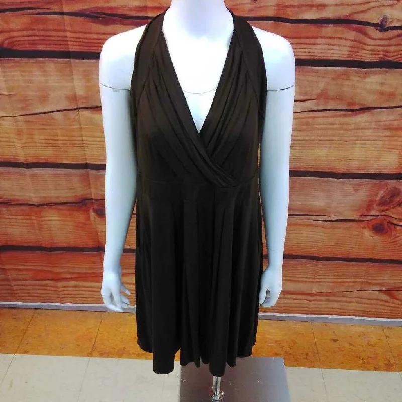 HALOGEN BROWN DRESS SIZE XL TCC Tunics Practical easy-care