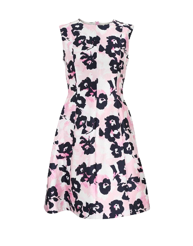 Floral Dress Elegant Long Evening