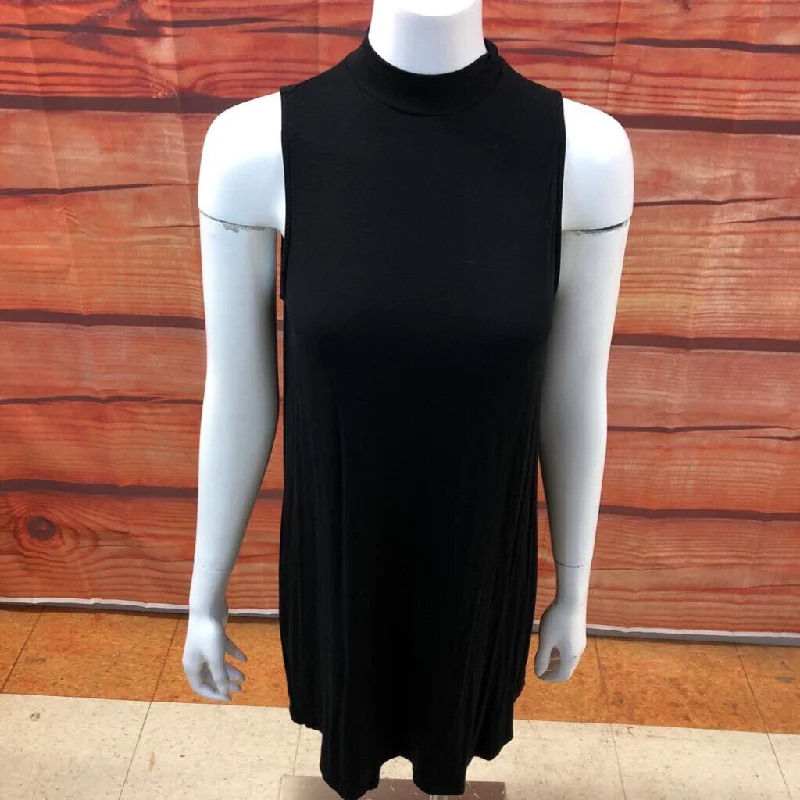 NWT EVERLY BLACK DRESS SIZE SMALL TCC Tunics stripes playful