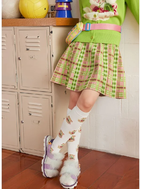 Peplum Stretch Pleated Skirt【s0000007313】 wool skirt sturdy