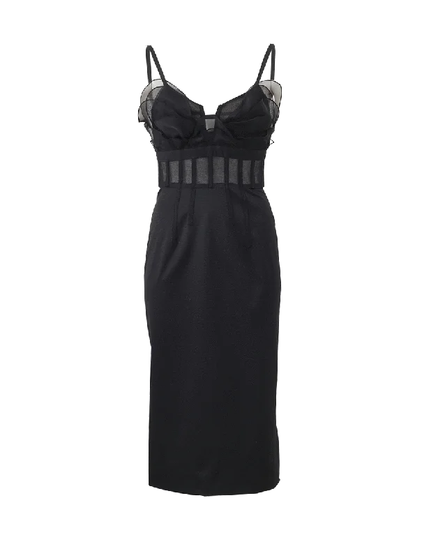 Petal Corset Slim Dress Tunics Timeless classic
