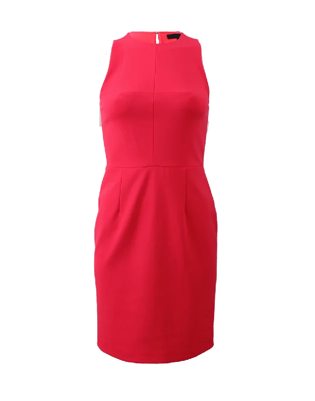 Back Slit Dress Pencil Office Professional