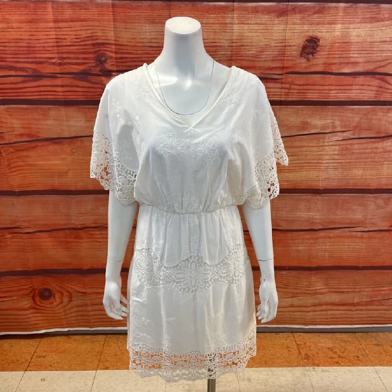 NWT ANN TAYLOR WHITE LACE LINED DRESS SIZE 0 TCC Tunics Summer linen