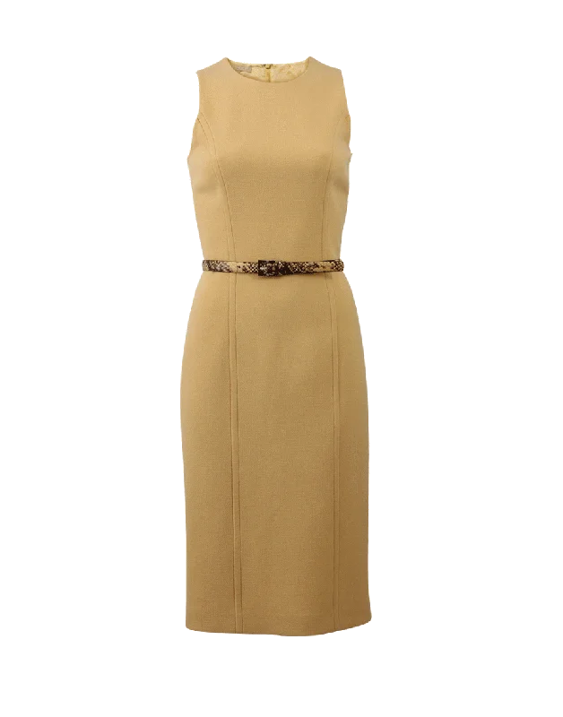 Belted Sheath Dress Tunics Top rated