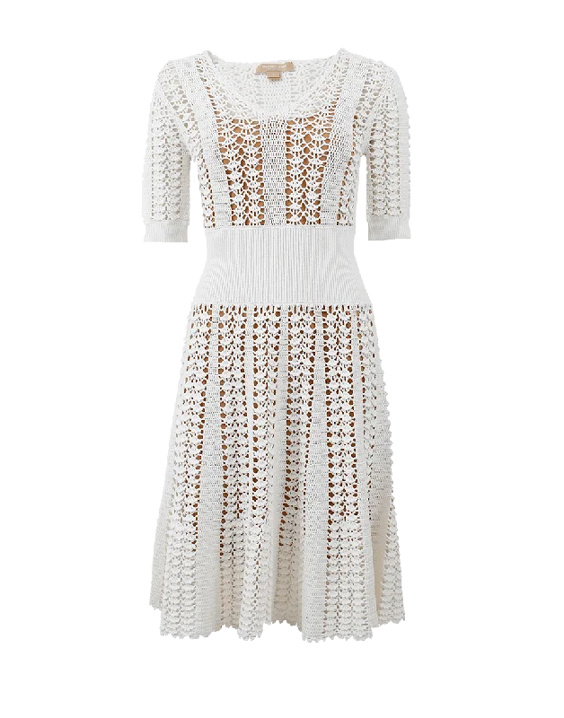 Crochet Dress Tunics Versatile functional