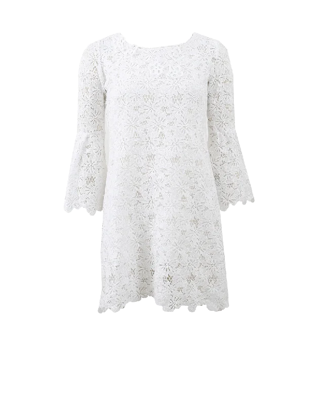 Maddalena Crochet Dress Boatneck Modish Everyday