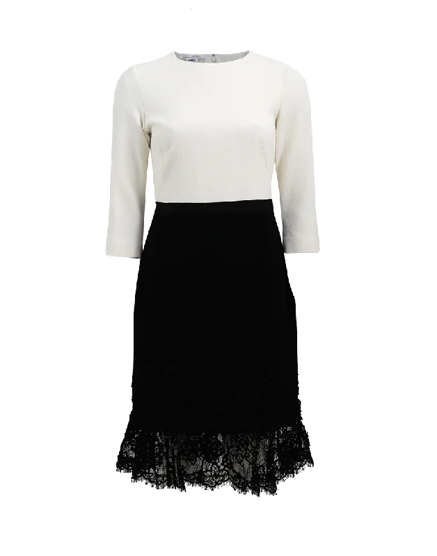 Lace Bottom Dress Tunics Sophisticated sleek