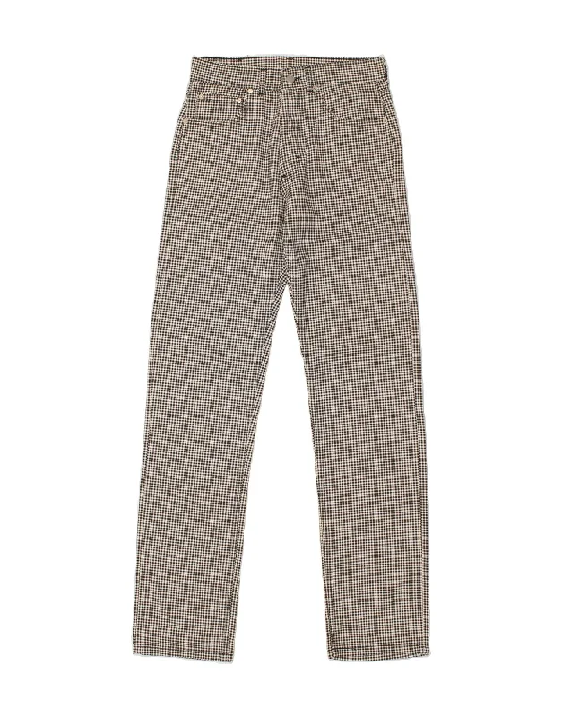 VINTAGE Womens Straight Casual Trousers UK 44 Medium W30 L35 Black Check Trousers Review Highly VINTAGE Womens Straight Casual Trousers UK 44 Medium W30 L35 Black Check Trousers Review Highly