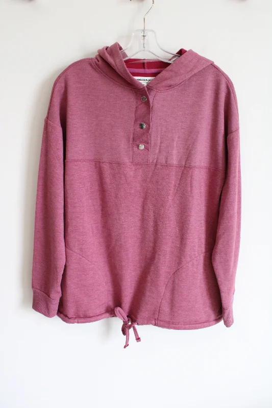 The Sweatshirt Project Pink Soft 1/4 Button Pullover Sweatshirt | S Hoodie Sweatshirt Pullover The Sweatshirt Project Pink Soft 1/4 Button Pullover Sweatshirt | S Hoodie Sweatshirt Pullover